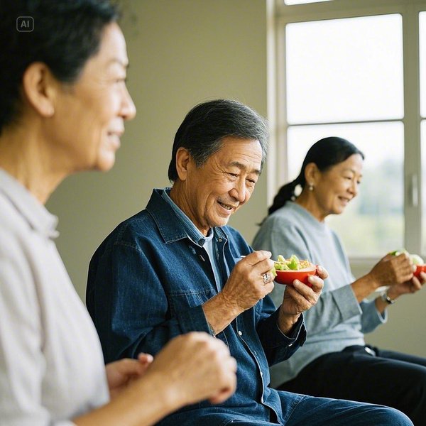 성인병 예방을 하기 위한 사진