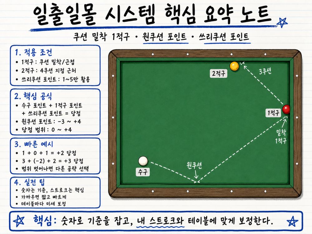 일출일몰 시스템 핵심 내용