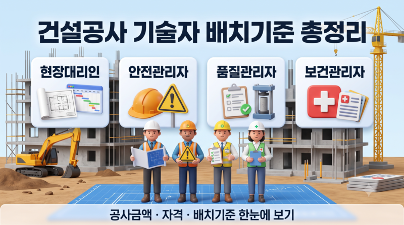 기술자 배치기준