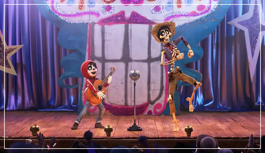 저승음악회에서 미구엘과 헥토르사진