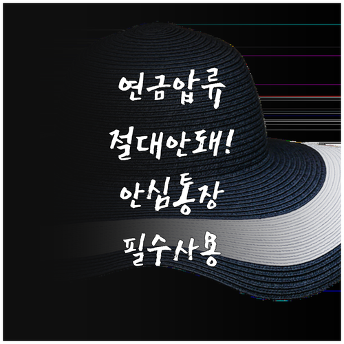 연금 압류 막는 법과 국민연금 안심통..