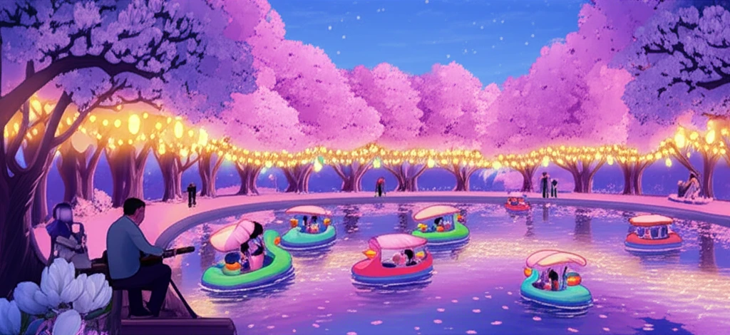 수성못 분수쇼 시간과 목련 벚꽃 구경..