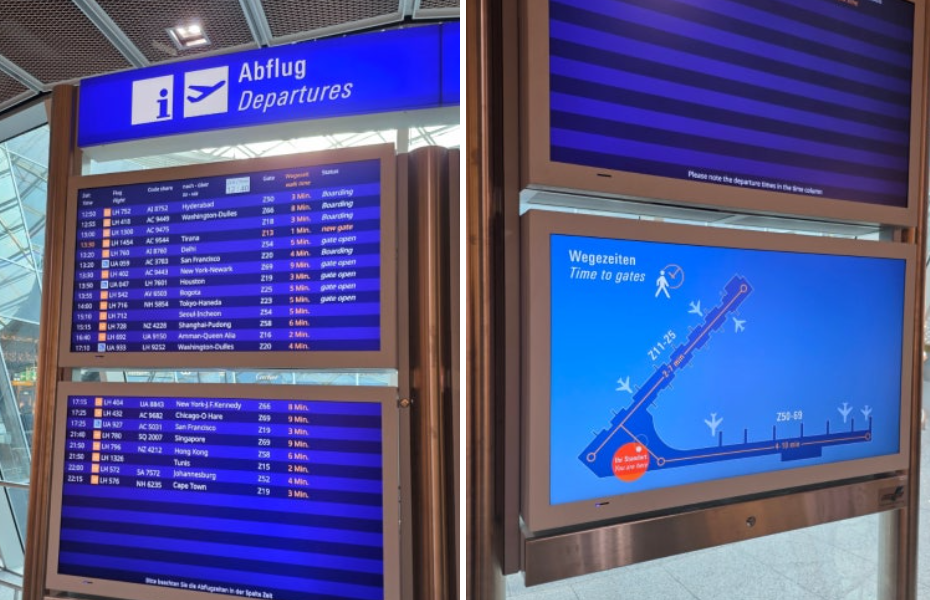 프랑크푸르트 공항→인천 공항 / 수속부터 비행, 그리고 귀국까지.