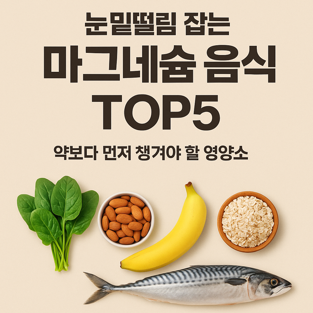 눈밑떨림-마그네슘-음식-TOP5-영양소