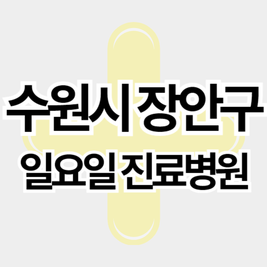 수원시장안구_일요일진료병원_썸네일