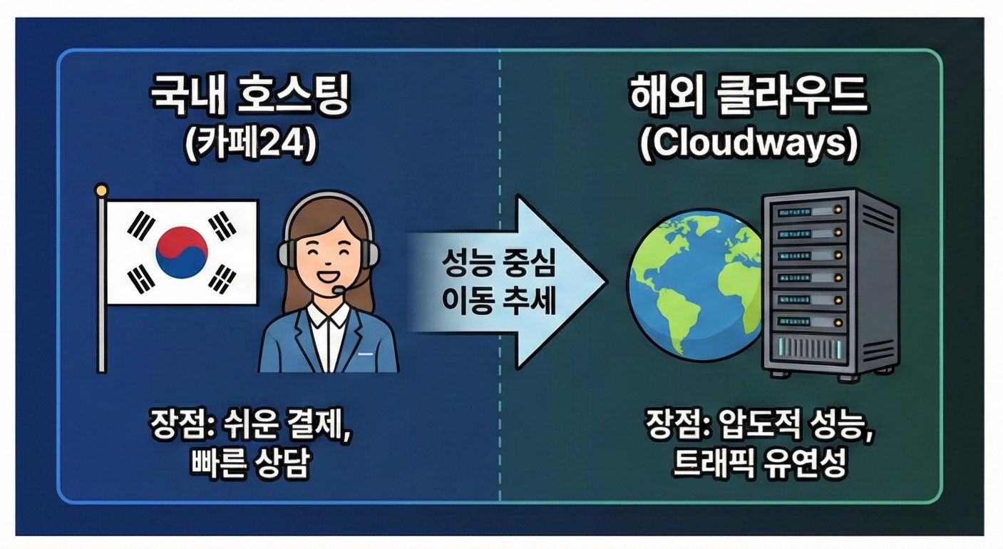 국내 vs 해외 호스팅