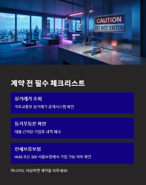 계약 전 필수 체크 리스트