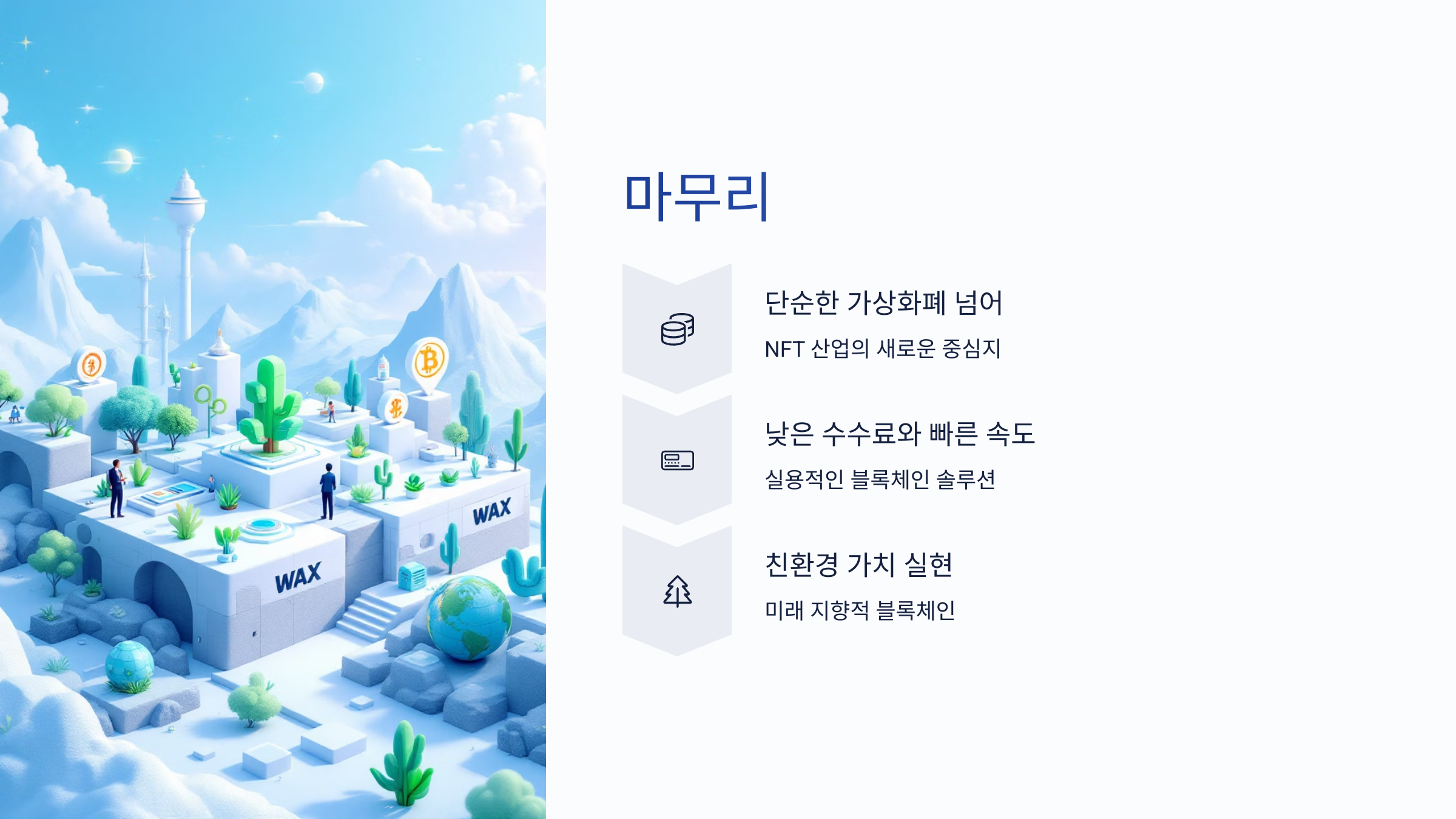 🌐 NFT에 강한 친환경 코인, 왁스 코인(WAXP) 사용처 알아보기