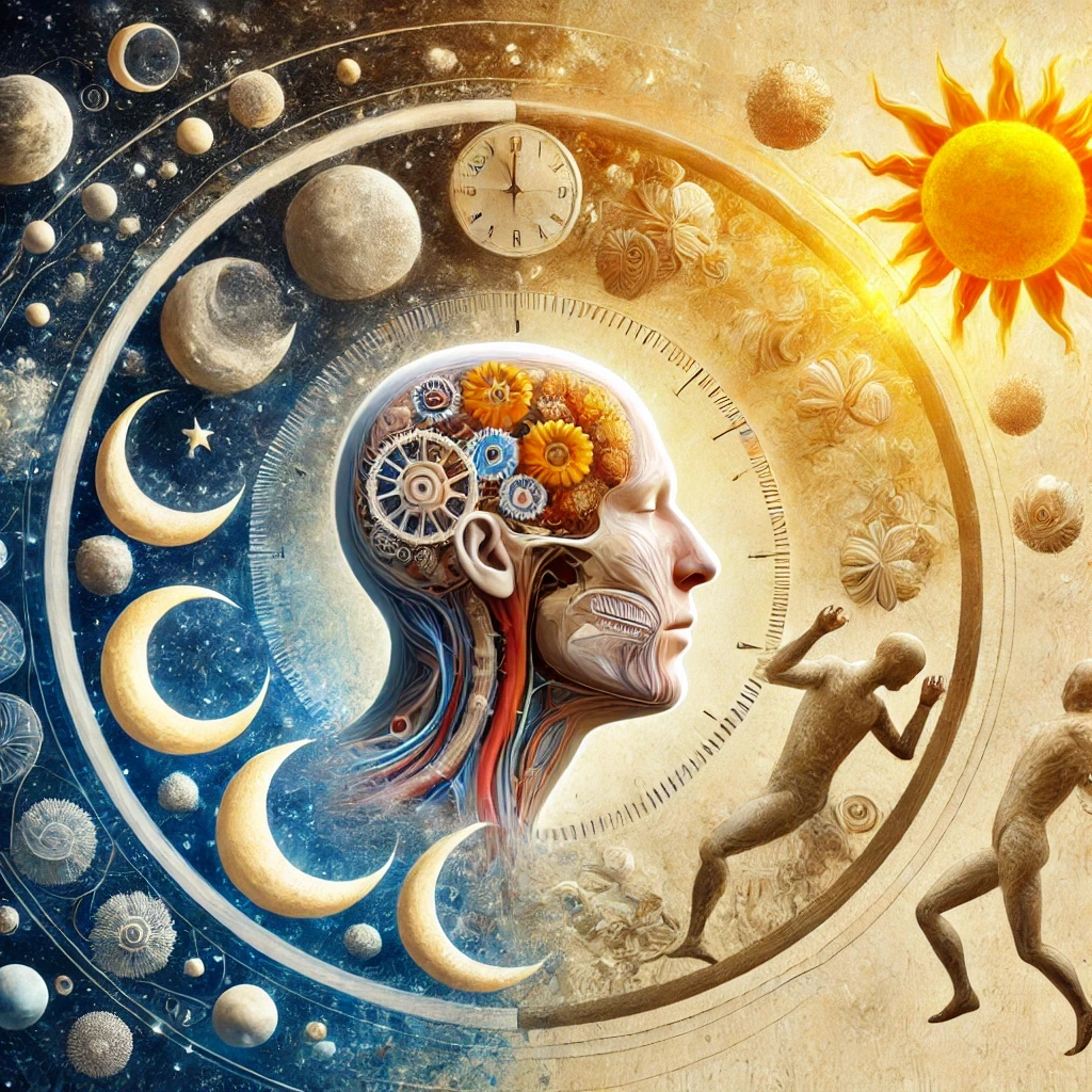 간헐적 단식과 관련된 밤,낮 생체주기 사진