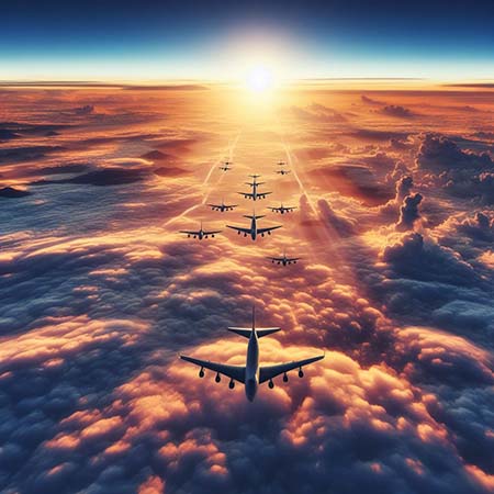 구름-위를-나는-비행기