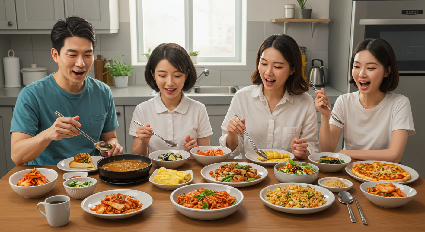 쉽고 빠르게 만드는 가족 요리 5가지: 정성 가득 한 끼로 관계를 채우는 시간에 관한 이미지