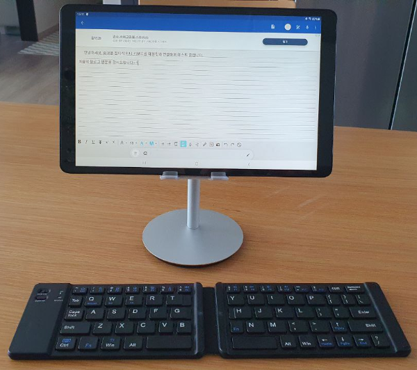 휴대용 접이식 무선 키패드 접이식 미니 무선 키보드