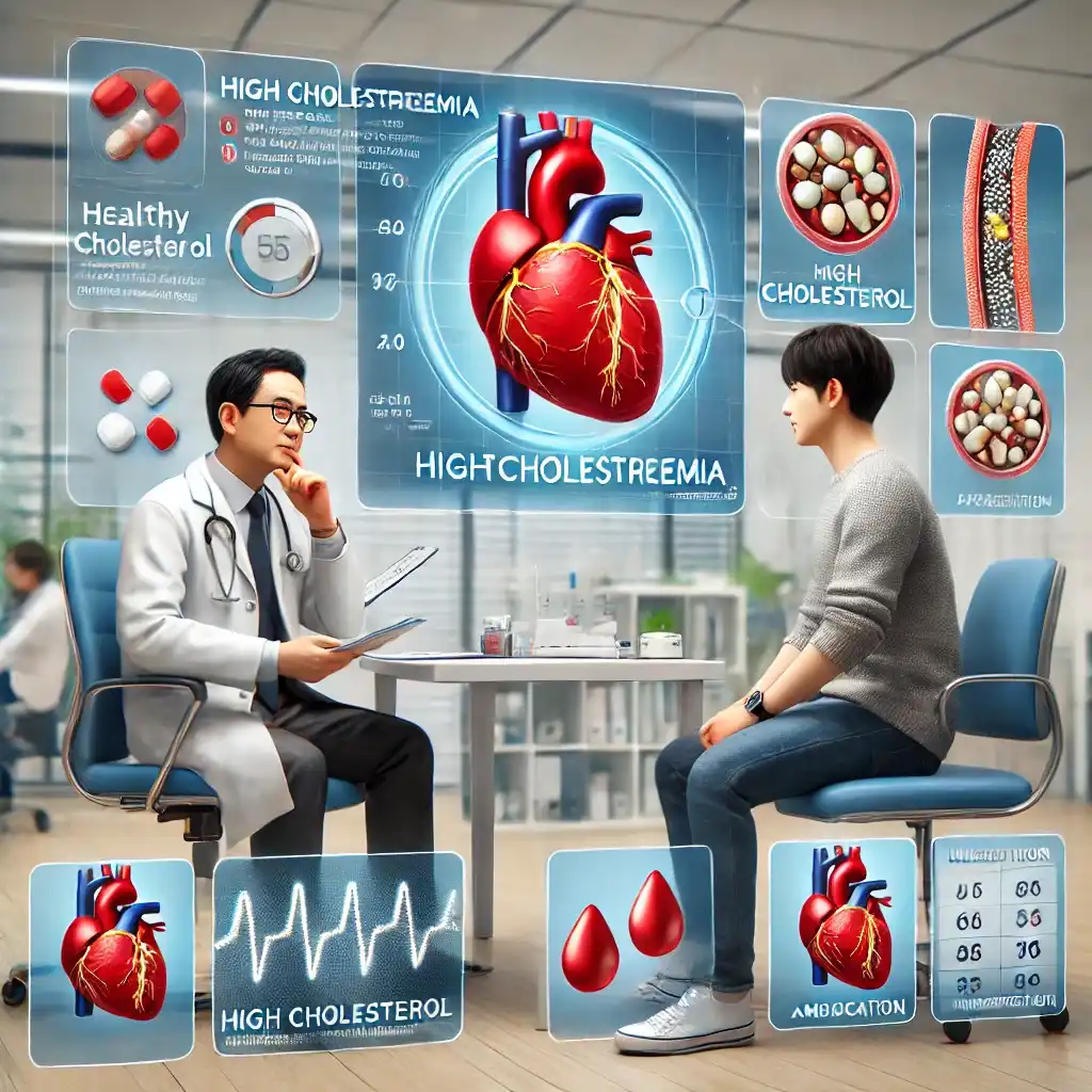 고콜레스테롤 혈증 의심 원인 관리 방법