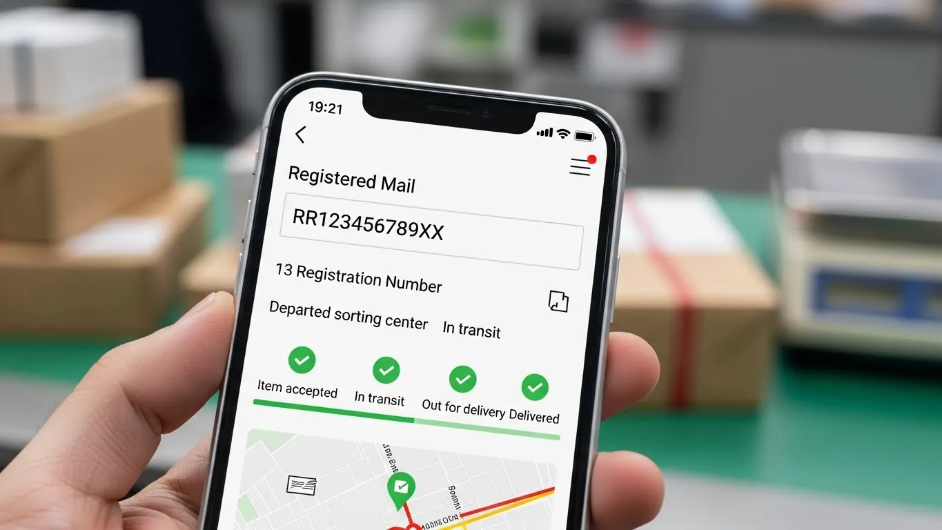 등기 서비스 배송조회