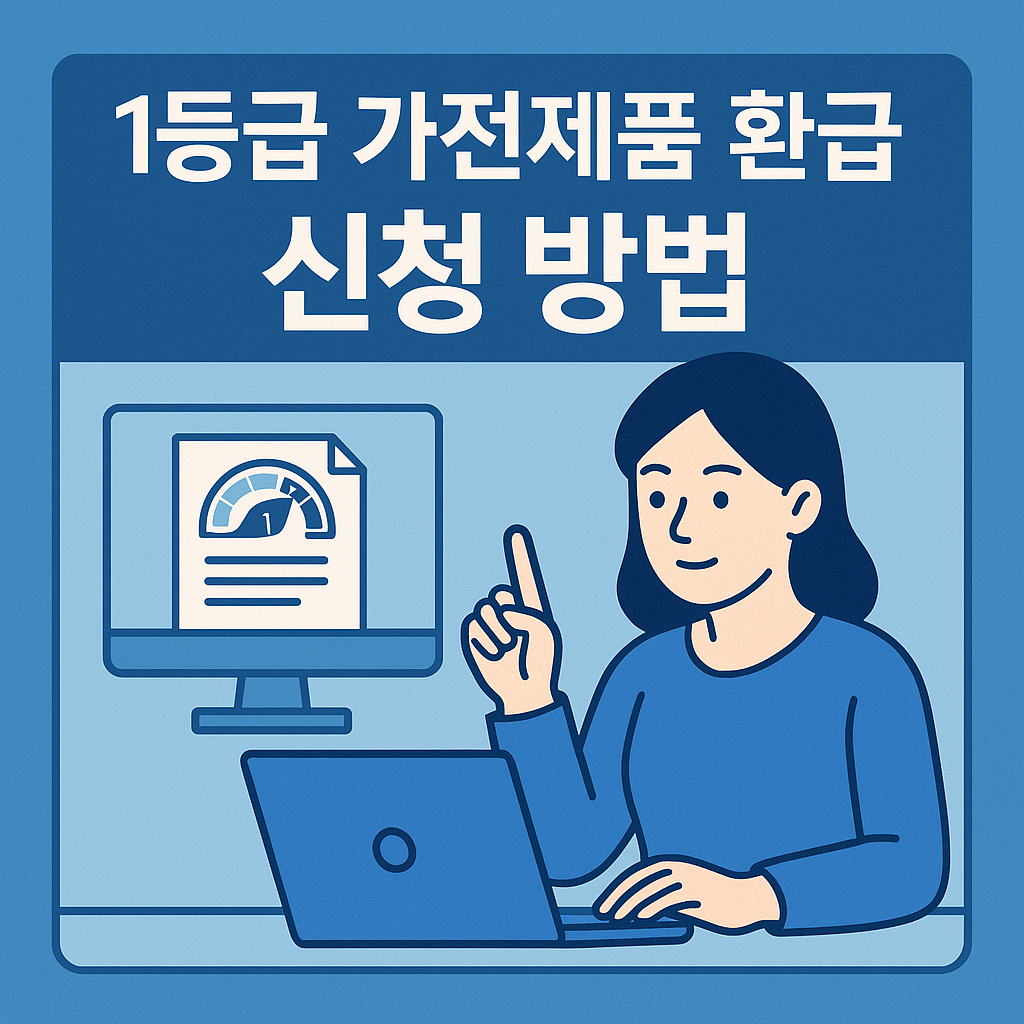 1등급 가전제품 환급 신청 방법