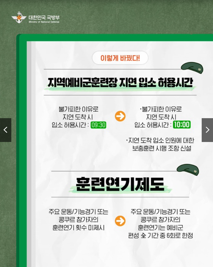 훈련연기제도