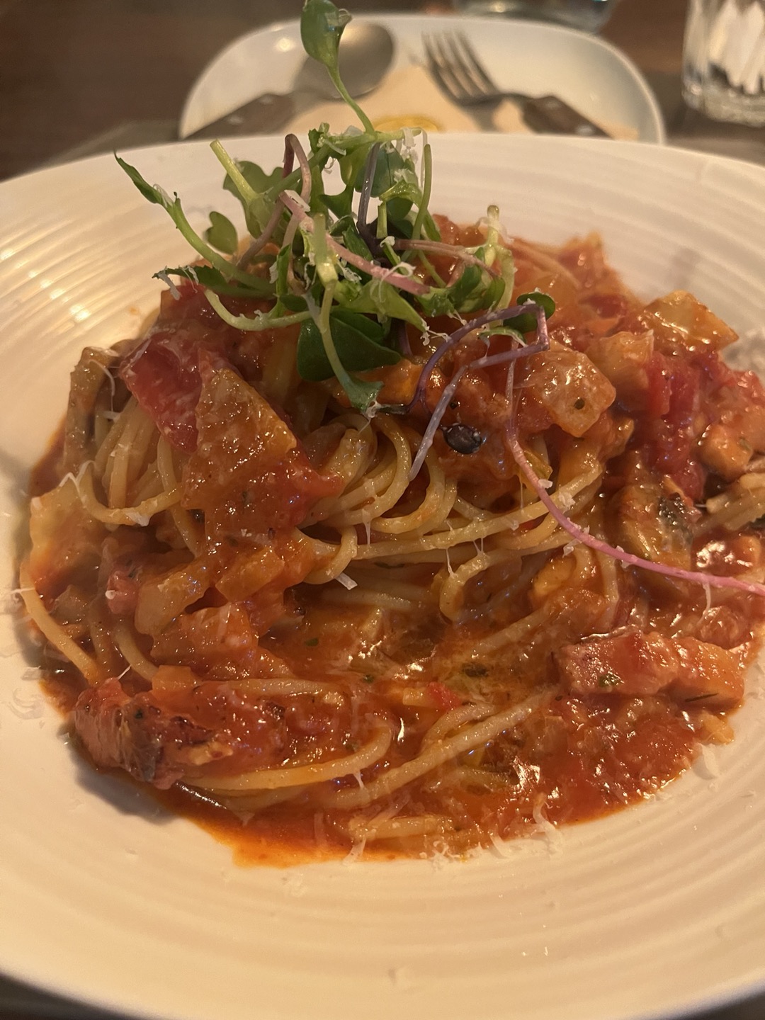 은평구 불광동 브로밀 베이컨 토마토 파스타