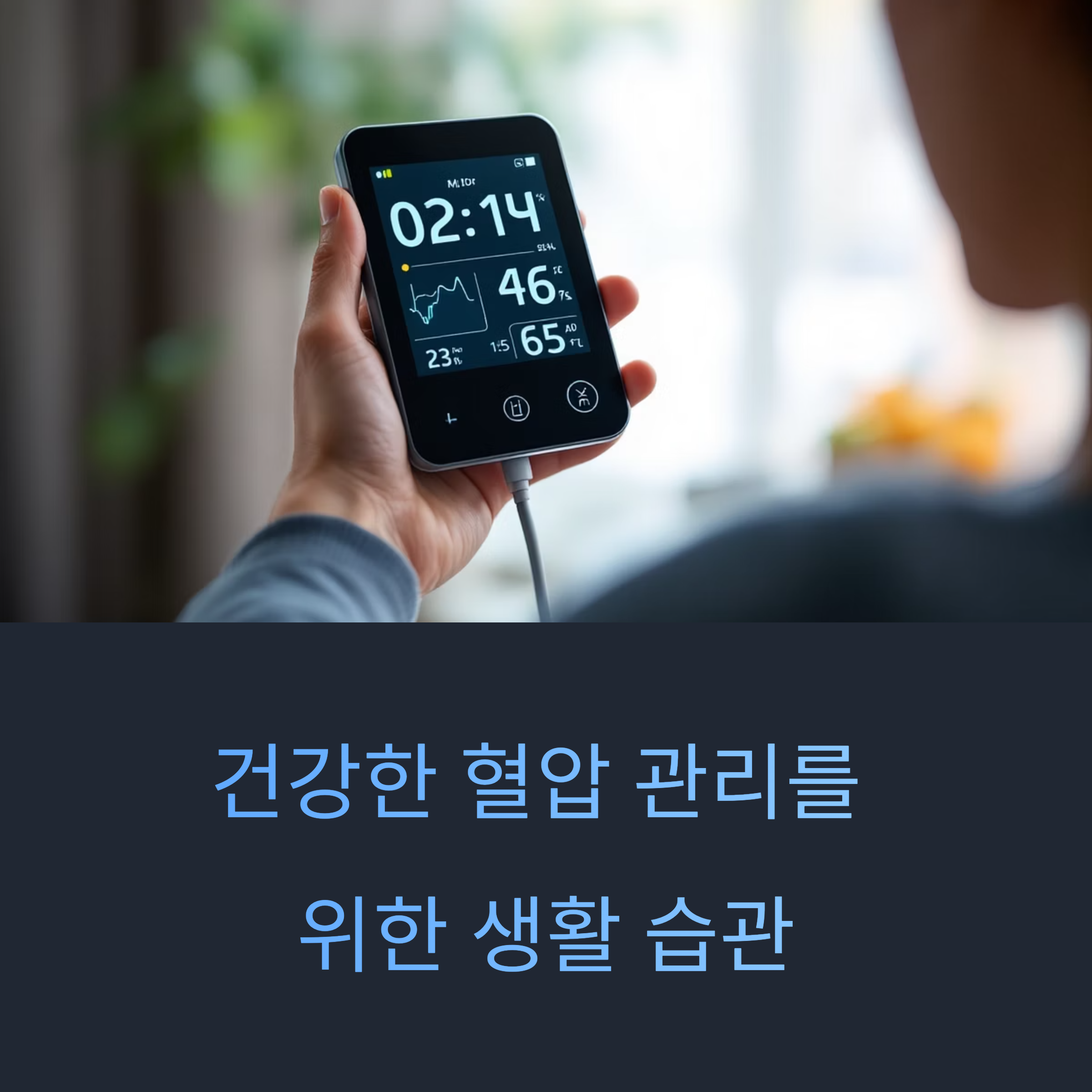 건강한 혈압 관리를 위한 생활 습관
