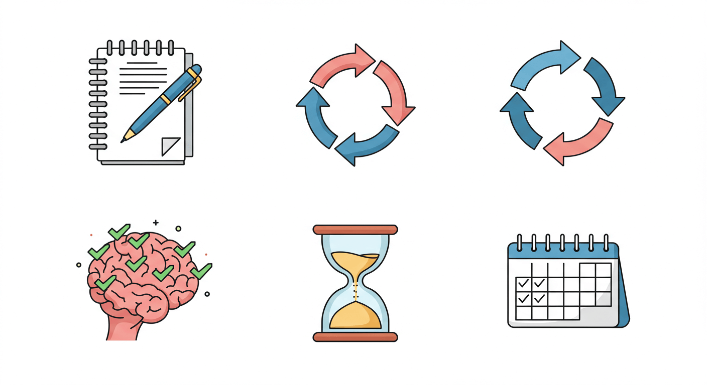 복습 주기 설정법: 반복보다 타이밍이 핵심이다