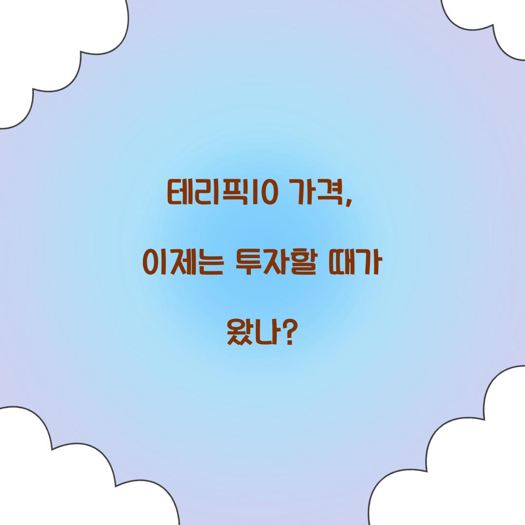 테리픽10 가격