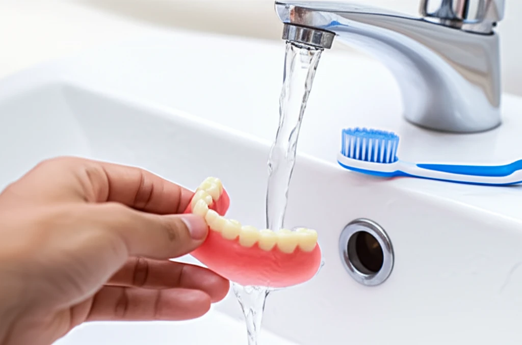 틀니 헹굼, 수돗물 vs 정수기 물?