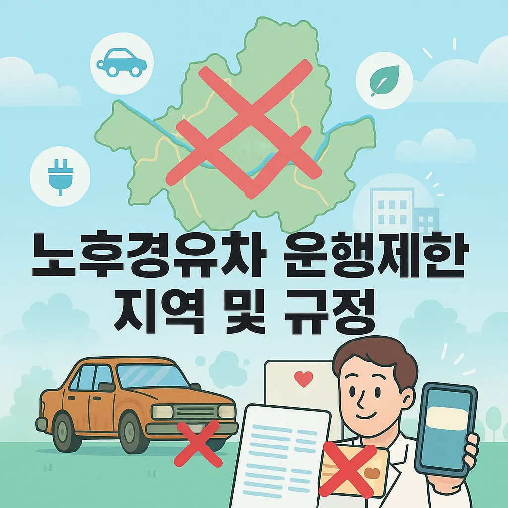 노후경유차 운행제한 지역 및 규정