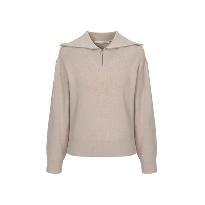 올리브데올리브 빅카라 반집업 니트 풀오버 OK2AP7060 OK2AP706 267778