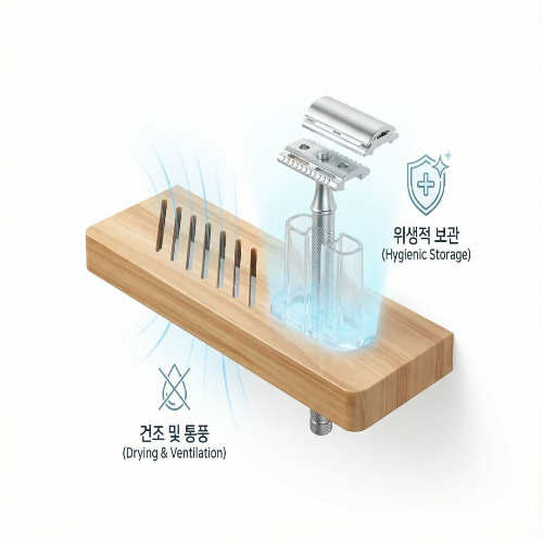 면도기 헤드 세척, 위생적인 관리를 위한 필수 습관