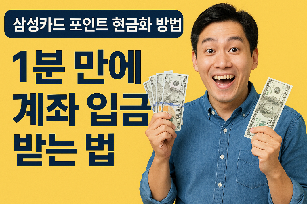 삼성카드포인트 현금화