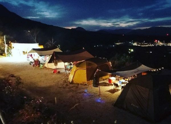 캠핑장-야간전경
