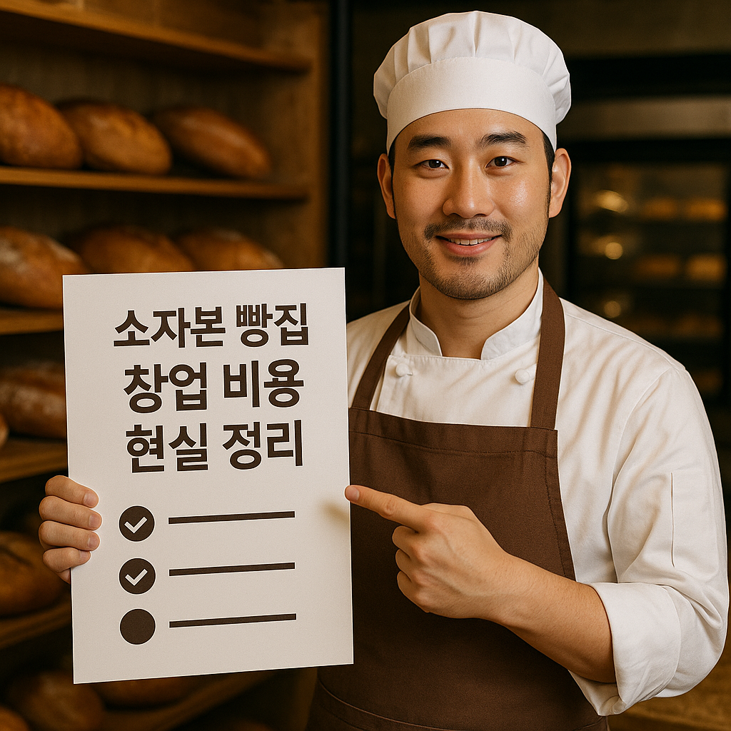 소자본 빵집 창업 비용 현실 정리