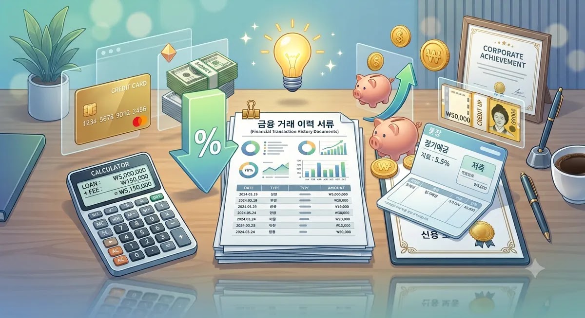 신용점수 상향 후 대출 금리인하요구권 신청 모바일 화면