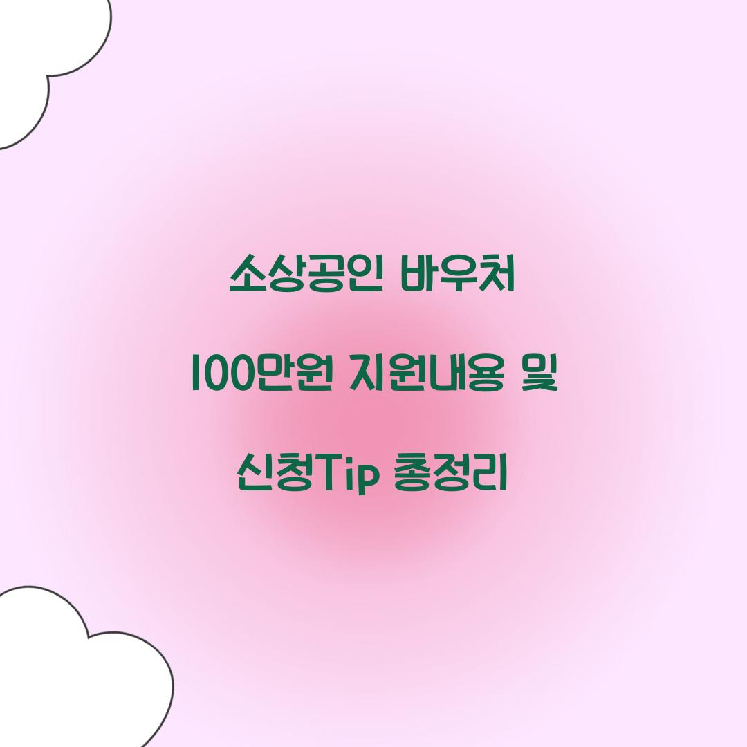 소상공인 바우처