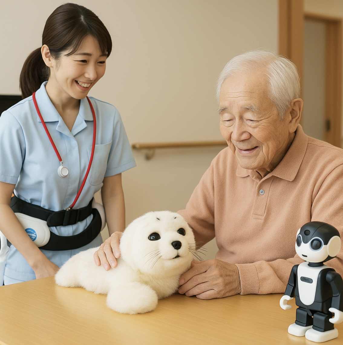 일본의 고령자 돌봄 로봇 활용
