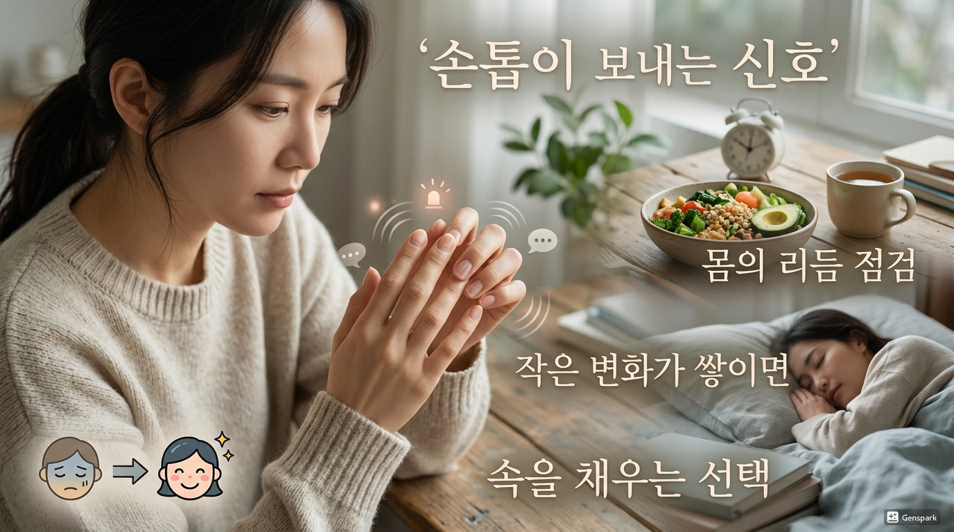 손톱이 보내는 작은 신호, 그냥 넘기지 마세요