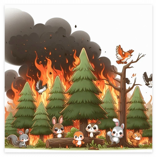 산불나는 꿈 로또번호 및 꿈해몽