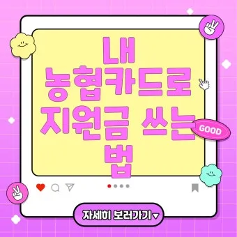 농협 민생회복지원금 잔액조회 방법 완벽 정리 사용처 확인방법_11