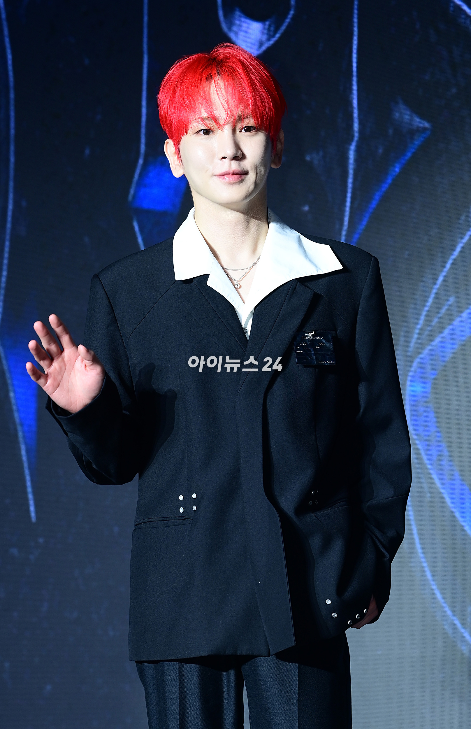 샤이니 키가 11일 오후 서울 광진구 풀만 앰배서더 서울 이스트폴 브로드웨이에서 열린 솔로 정규 3집 '헌터'(HUNTER) 발매 기념 기자회견에 참석하고 있다. [사진=정소희 기자]