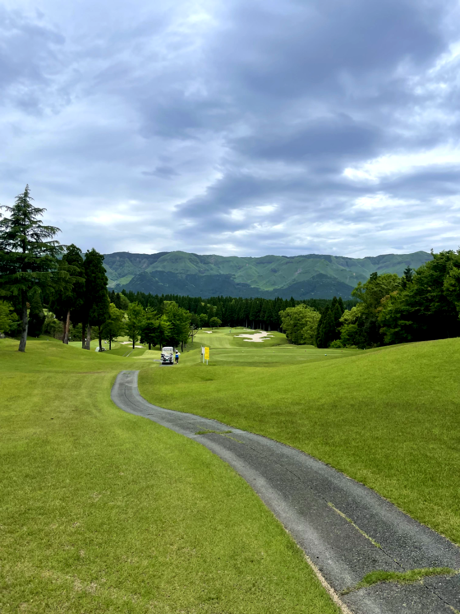 아소 그랜드브리오 골프장 코스 조망