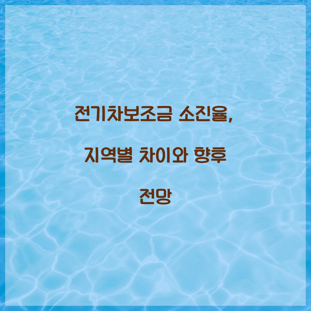 전기차보조금 소진율