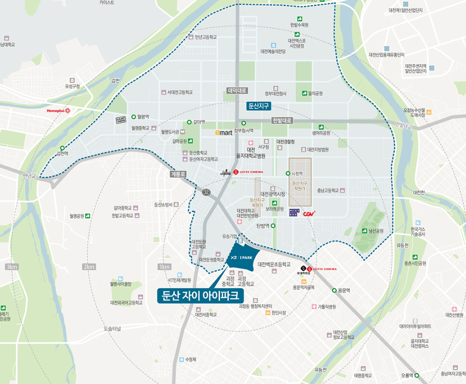 둔산 자이아이파크 분양가