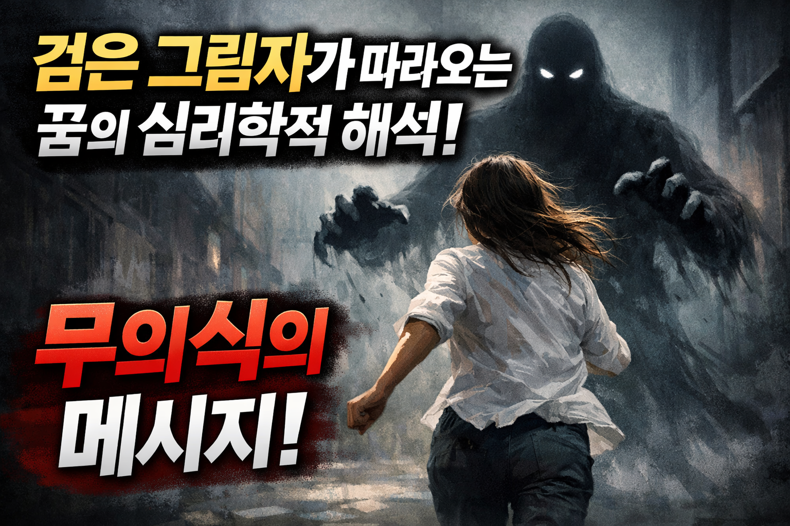 검은 그림자가 따라오는 꿈