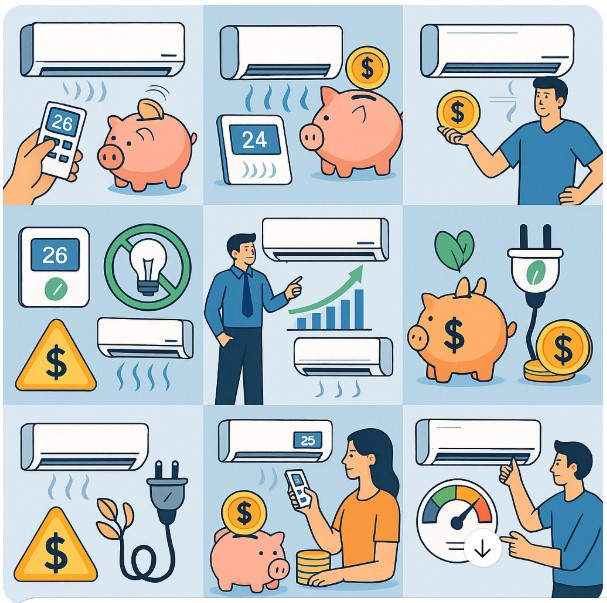 에어컨 전기요금 절약 이미지