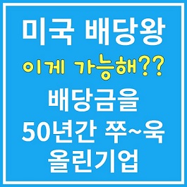 미국의 배당주식 알아보기