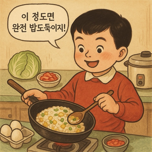 1,500원으로 요리하는 남자 어린이