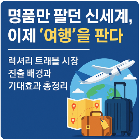 명품만 팔던 신세계, 이제 ‘여행’을 판다 ❘ 럭셔리 트래블 시장 진출 배경과 기대효과 총정리