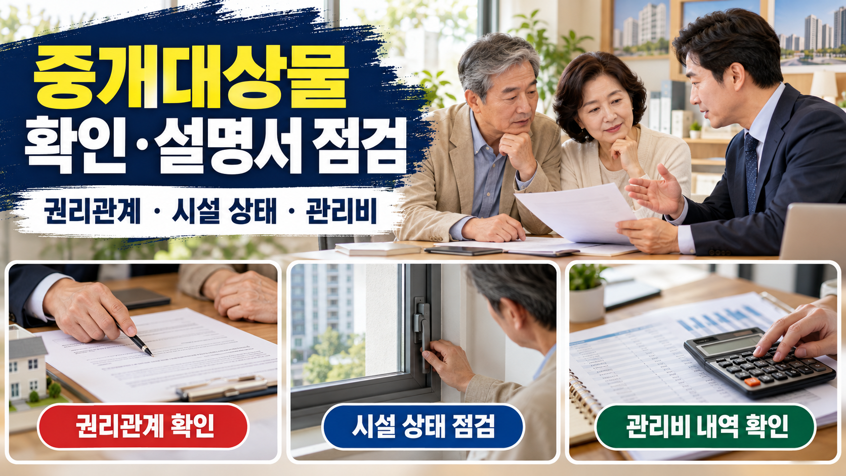 확인설명서 점검