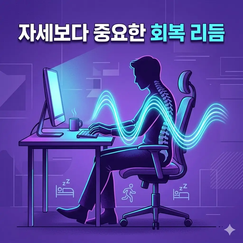 책상 앞에서 오래 일할 때 자세보다 더 중요한 회복 리듬