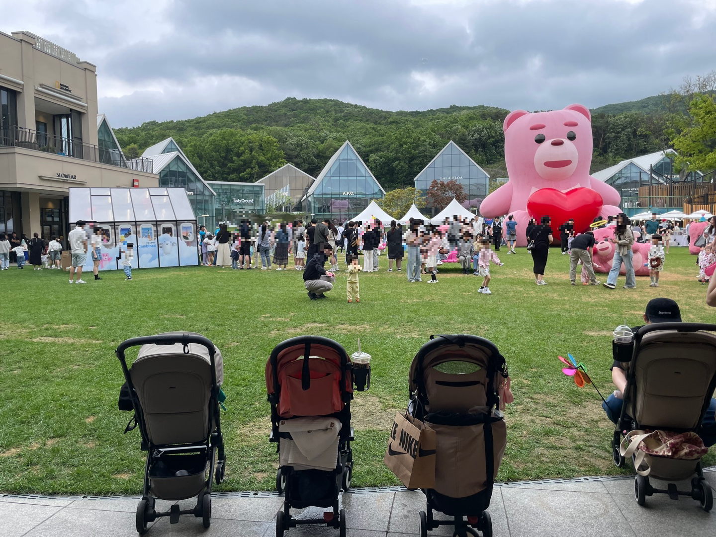 의왕 롯데 프리미엄 아울렛 주차 무료 잔디광장 카페 웁스어데이지