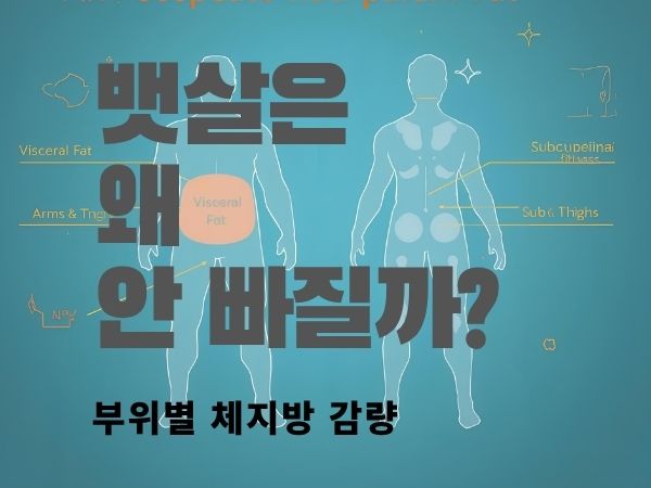 뱃살은 왜 안 빠질까 부위별 체지방 감량의 진실